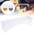 thumbnail image 1 of Caliper Organizer, Limit Comb Organizer Plastic Caliper Comb Organizer Case Limit Comb Storage Case, Hair Clipper Professional Use For Storing Limit Combs 8 Slots,10 Slots, 1 of 8