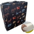 thumbnail image 2 of Toddler High Chair Booster Seat Cushion for Dining Double Straps Washable Portable Thick Chair Increasing Cushion for Baby Kids 26s, 2 of 5