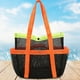 thumbnail image 3 of Bolsa de playa portátil de malla, 30 compartimentos, resistente, impermeable, ideal para piscina, camping y viajes. Compacta, de tela, con cremallera y ligera.,Wsvlmg, 3 of 8