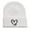 White, variant on Wensltd Women Men Heart Print Embroidery Knit Beanie Warm Soft Cozy Casual Daily Fashion Outdoor Cycling Cap Trendy Pink