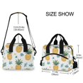 thumbnail image 2 of FORMRS Reusable Lunch Bag for Work School Leakproof Insulated Cooler with Adjustable Shoulder Strap, Pineapple, 2 of 6