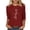 A409 Wine, variant on Mifsaly 3/4 Sleeve Tops for Women Casual Script Faith Graphic Top Crewneck Cotton Shirt Soft Stretchy Slim Fit Summer Blouse Elegant Religious Style Tee XXL