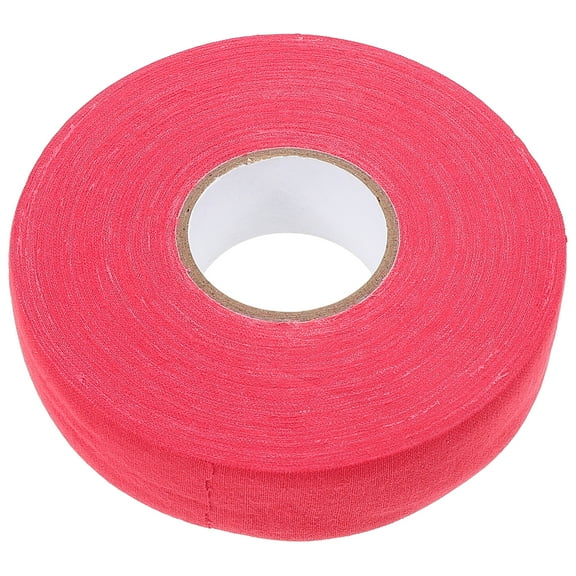 OUNONA Red Hockey Tape For Hockey Stick Durable And Anti-Slip Ideal For Ice Hockey Accessories Includes Hockey Laces For Enhanced Grip And Performance