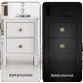 thumbnail image 3 of PhooArto Funny Donkey Sunflowers 4 PCS Crystal Glass Cabinet Knobs, Drawer Kitchen Cabinets Dresser Cupboard Wardrobe Pulls Handle - Glowing in the Dark, 3 of 7