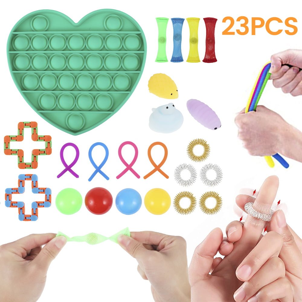 5~25PCS Fidget Toys Set Sensory Tools Bundle Stress Relief Hand Kids Adults Toy 