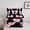 Black Pink, variant on Manfei Cute Ribbon Bedding Full Comforter Set, Kawaii Princess Bowknot Comforter Sets Full Size, Polka Dots Reversible Comforters & Duvets, Super Cozy Room Decor, 3 Pieces