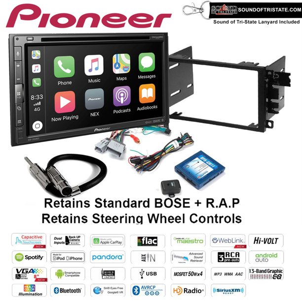 Pioneer AVH2550NEX DVD Player fits 0305 Chevy Blazer 0306 Silverado
