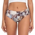 thumbnail image 1 of Fotbe Sea Shells Calzones Estampados para Mujer – Ropa Interior de Algodón, Cómoda, Suave y Elástica-X-Small, 1 of 6