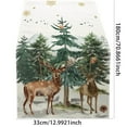 Christmas Tablecloth Christmas Tree Snowman Tablecloth Holiday