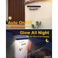 thumbnail image 2 of Outdoor Commercial Sign Real Estate Sign Post Waterproof 12h Lighting Led Solar Signboards Lights 10 Cold White, 2 of 4