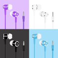 thumbnail image 2 of NZRUANE Universal Earphones Subwoofer MP3 Mobile Phone Earplugs Crystal Wire Sound Stereo Q6K1, 2 of 9