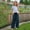 Navy, variant on 2025 Spring Uniform Pants for Girls Casual Baggy High Waisted Drawstring Slacks Lounge Comfy Trousers with Pockets