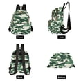 thumbnail image 4 of FORMRS Mini Backpack Purse for Women Travel Daypack Casual Shoulder Bag, Light Green Camouflage Design, 4 of 7