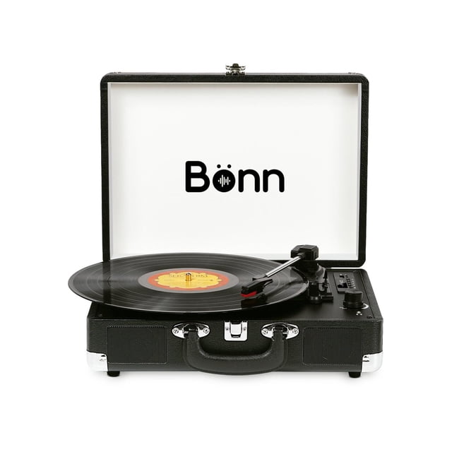 Maleta Tocadiscos Bluetooth Bonn -Negro negro