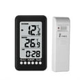 thumbnail image 3 of Termocouple Grados LCD Celsius /℉ Medidor Digital de Temperatura de Reloj Inalámbrica de Interiores /Termómetro Exterior Con Transmisor, 3 of 6
