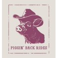 thumbnail image 5 of Cowboy Pig "Piggin' Back Rides" Adult Sand Long Sleeve Hoodie-Medium, 5 of 6