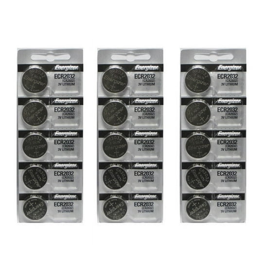 15 Pcs Energizer CR2032 ECR2032 2032 3V Lithium Battery
