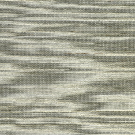 Kenneth James Lucena Grey Sisal Grasscloth Wallpaper