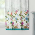 thumbnail image 5 of The Pioneer Woman Blooming Bouquet 3 Piece Tier Set, Multi, Recycled Polyester, BCI Cotton, 60"W x 14"L, Indoor Curtain, Adult, 5 of 6