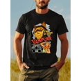 thumbnail image 1 of Men's Comfy Short Sleeve Crew Neck Tee, Cute Cat Print T-shirt for Summer Outdoor Activity, Casual Sporty Tee, Summer Gifts, 1 of 6