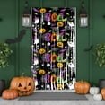 thumbnail image 6 of COM1950s Halloween Curtain,Ghost Theme Decoration for Party Backdrop,Reusable and Easy Hang,3.3X6.6Ft Haunted House Decor, 6 of 8