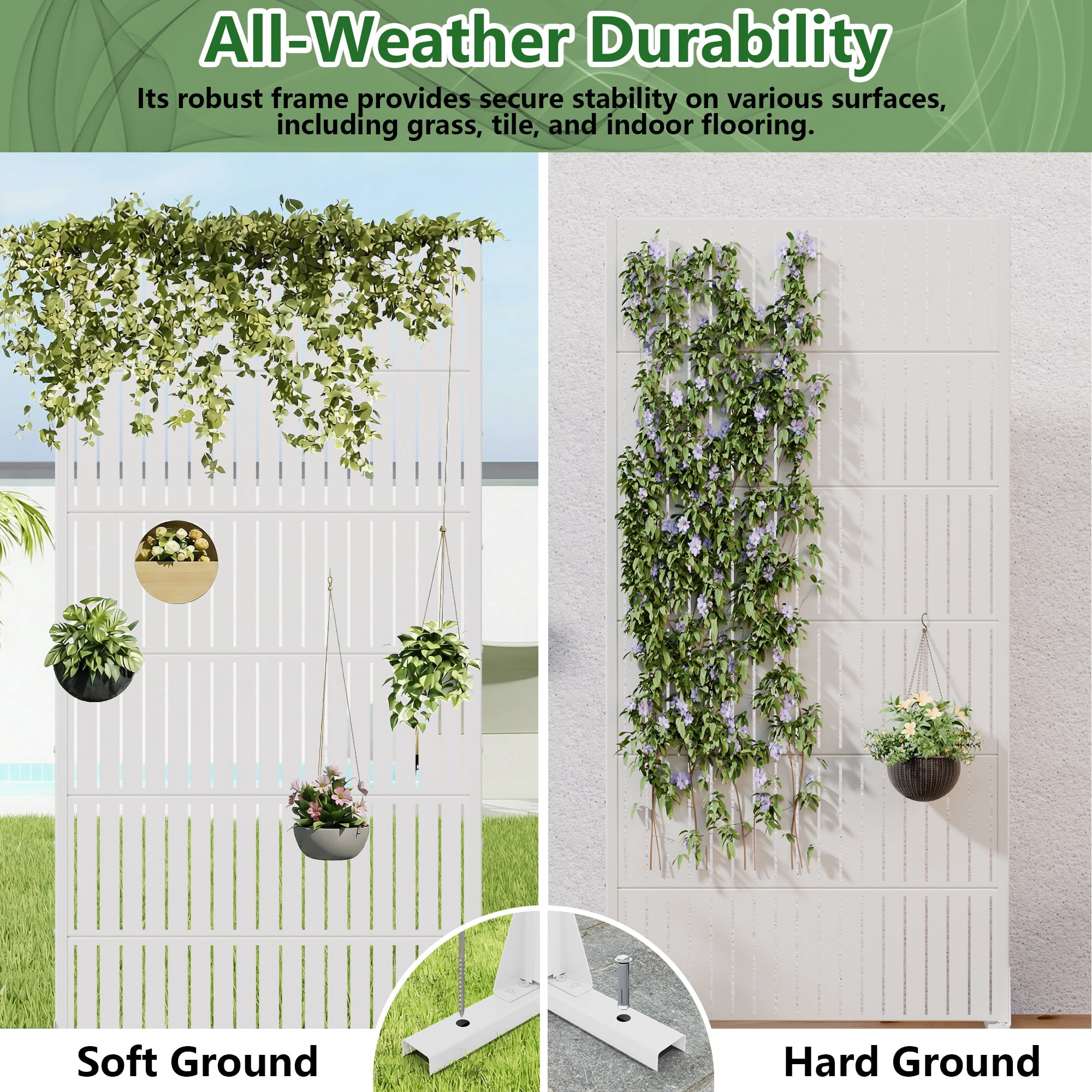 Privacy Metal Screen Fence Panel