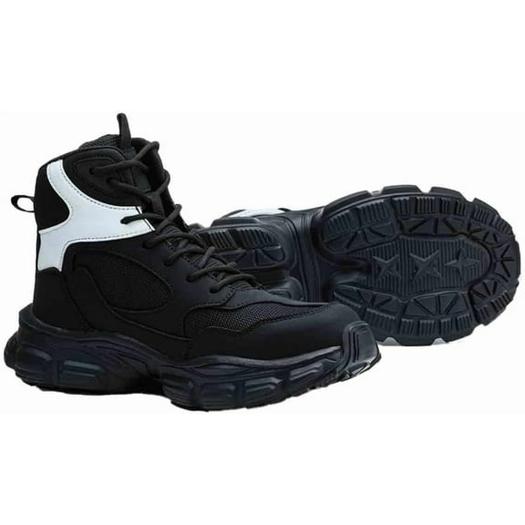 Women's & Men's Wide Width Composite Toe Work Sneakers: Anti-Slip Safety Shoes with Lightweight, Breathable Comfort