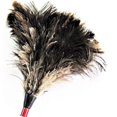 thumbnail image 2 of 18" Feather Duster Wooden Handle | Natural for Cleaning and Moping 18-20" Inch Genuine Ostrich Feathers, Easy to Clean Reuse, 2 of 5