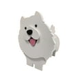 thumbnail image 2 of Cute Samoyed Dog Planter, Unique Animal Flower Plant Pot, Pet Lover Gift Garden Plant Container, for Indoor Outdoor Office Garden Decor, (9.8 * 7.1 * 12.2 in), 2 of 9