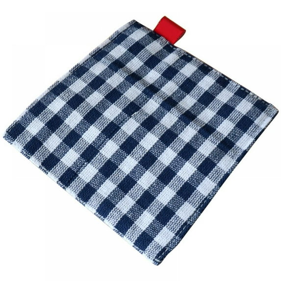 Cloth Lattice Mat Double-layer Fabric Coaster Anti-scald Coaster Dining Table Mat Bowls Drink Kitchen