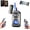 Brushed Black Finish, variant on Voice Activated Lighter, Smart Windproof Dual Flame Cigar Torch, 3-in-1 Cool Rechargeable Metal Gas Ignition Tool for Men (Butane Not Included), High-End Crisp Sound Unique Birthday Gifts Dad