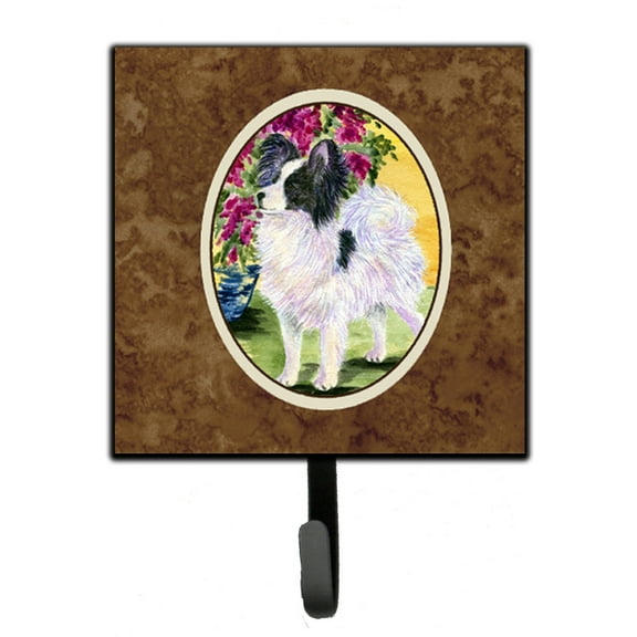 Carolines Treasures SS8477SH4 Papillion Leash Holder or Key Hook, Small, Multicolor