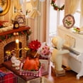 thumbnail image 2 of Carevas DIY Christmas Miniature 3D Wooden Dollhouse, 2 of 7