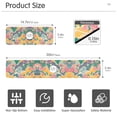 thumbnail image 3 of Yayeee Faucet Mat for Kitchen Sink 14.7" Diatomite Long Splash Guard Pad, Yellow Floral Wave, 2 Pack, 3 of 7