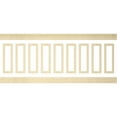 thumbnail image 6 of Ekena millwork 94 1/2"L (Adjustable 40"H to 44"H) Ashford Square Panel Traditional Wainscot Paneling Kit, 6 of 10
