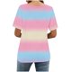 thumbnail image 4 of Xuyuer Womens Casual Tops Crewneck Short Sleeve T Shirts Fashion Outfits 2026 Spring Summer Shirts Women's Fashionable Casual Loose Round Neck Short Sleeved T-shirt Top, 4 of 7