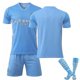 thumbnail image 1 of Nueva temporada Manchester City Home De Bruyne Niños Adultos Fútbol Soccer Jersey Trainin Jersey Suit # ldfs016-Sin número-22 (120-130) BmatwkZeng Bmatwk Jersey, 1 of 2