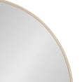 thumbnail image 3 of Kate and Laurel Zayda Metal Round Mirror, Natural 24" Diameter, 3 of 8
