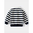 thumbnail image 3 of Kids Cute Cartoon Tiger Pattern Striped Sweatshirt Autumn Winter, 3 of 6