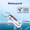 thumbnail image 5 of Pcs Pill Box Keychain, Pill Box Keychain Waterproof Capsule Outdoor Pill Box Aluminum Waterproof Key, 5 of 5