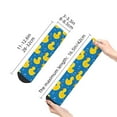 thumbnail image 4 of Pofeuu Rubber Duck Print 30cm Socks, Adult Running Hiking Socks for Youth and Adult, 4 of 7