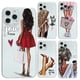 thumbnail image 2 of Funda con patrón de chica hermosa a la moda para iPhone 11 Pro Max 13, funda de teléfono suave transparente para iPhone 13 12 7 8 Plus X XR XS SE20 Capa Tan Jianjun unisex, 2 of 2