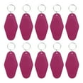 thumbnail image 1 of Unique Bargains Vintage Motel Keychain Blank Hotel Keychains Rhombus Retro Key Tag, Dark Red, 10 Pack, 1 of 7