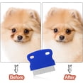 thumbnail image 4 of UYGDUY-5 Pieces Dog Eye Combs Tear Stain Remover Combs Pet Grooming Comb for Small Dogs Gently Removing Eye Mucus and Crust (Blue, Black), 4 of 4