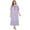 Purple, variant on Women's Floral Nightgown Square Neck Short Sleeve House Dress Soft Comfy Sleepwear Plus Size Lounge Dress