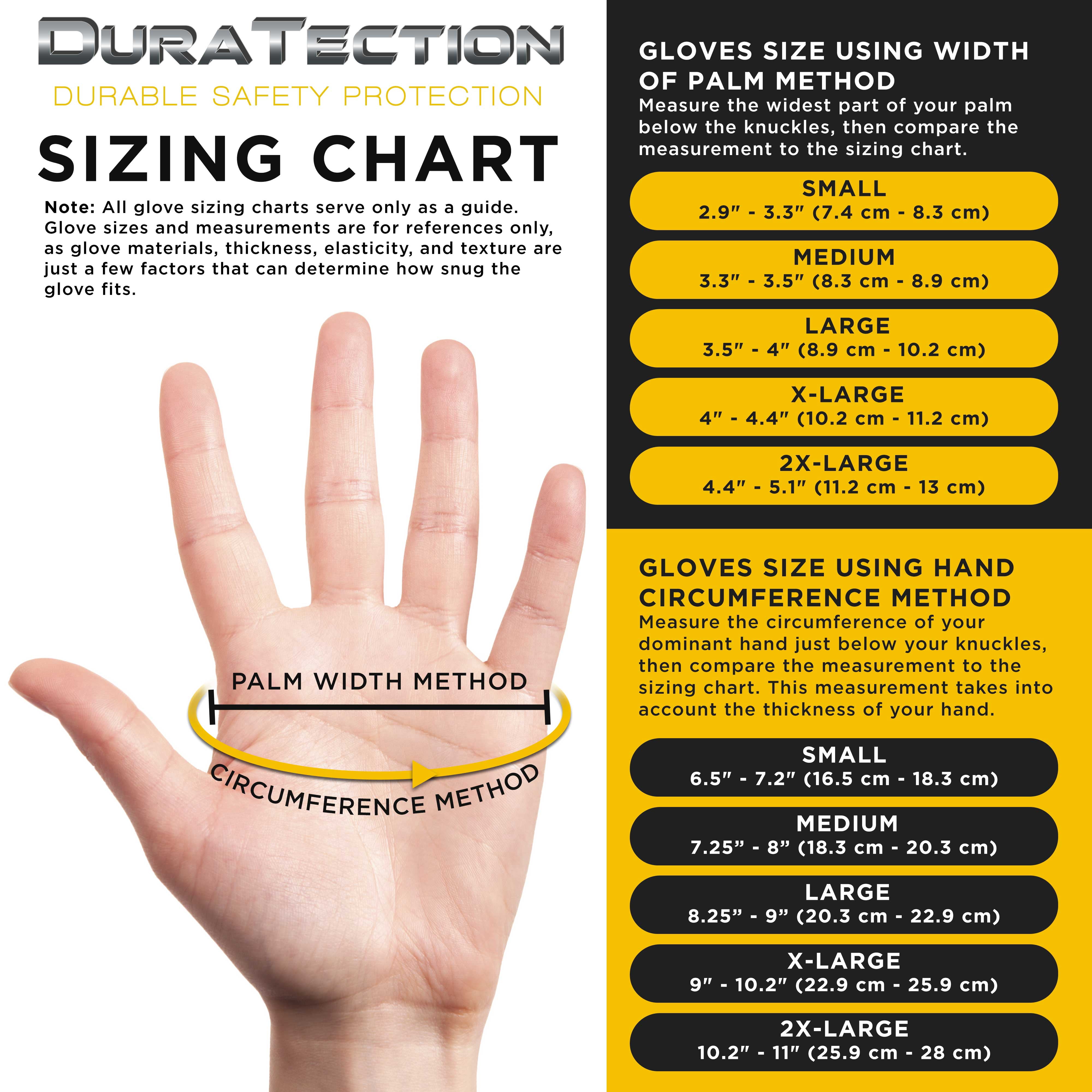 Dura-Gold HD Black Nitrile Disposable Gloves, 3 Boxes of 100, Size X-Large, 6 Mil - Latex Free, Powder Free, Textured Grip