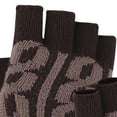 thumbnail image 4 of Roncen Thickened Cashmere Warm Half Finger Gloves Winter Knitted Fingerless Gloves for Men and Women, 4 of 4