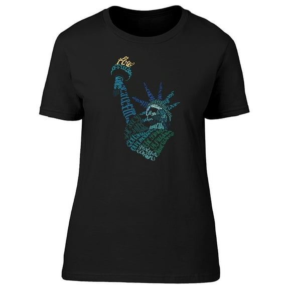The Statue Of Liberty T-Shirt Men -Image by Shutterstock, Male 3X-Large