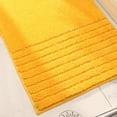thumbnail image 3 of Soft Fluffy Yellow Bathroom Rugs Absorbent Non-Slip 20" x 32" Plush Bath Mats Machine Washable, 3 of 7