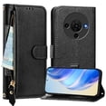 thumbnail image 5 of FOXDOCK Funda Tipo Cartera para Xiaomi Poco F8 Pro Cuero PU con Cremallera y Correa de Muñeca, Ranuras para Tarjetas, Soporte Plegable, Cierre Magnético, 5 of 5